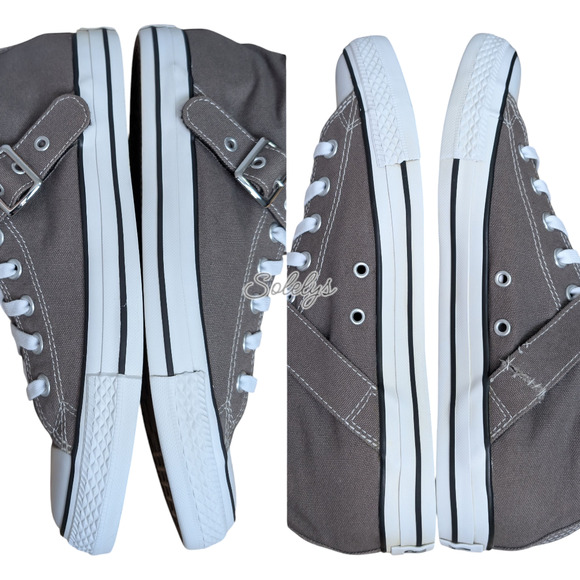 Converse 2012 XXHI 7 Strap Buckle Zipper Knee High Sneaker Boot M9.5 W11.5 RARE - Picture 12 of 14